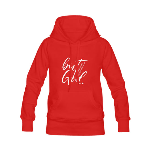 But God Classic Hoodies with white letters(Model H10)