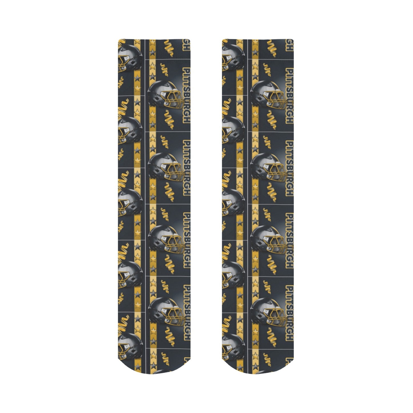 Pittsburg all over print socks for men