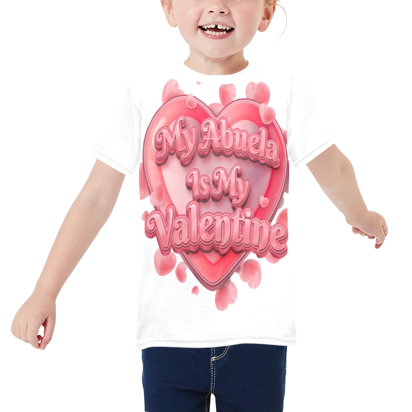 Abuela is my Valentine Little Kids' T-Shirt