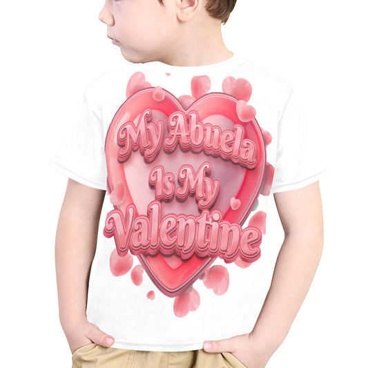 Abuela is my Valentine Little Kids' T-Shirt