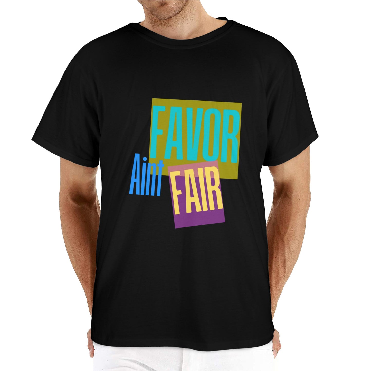 Favor Ain't Fair Men's Heavy Cotton T-Shirt