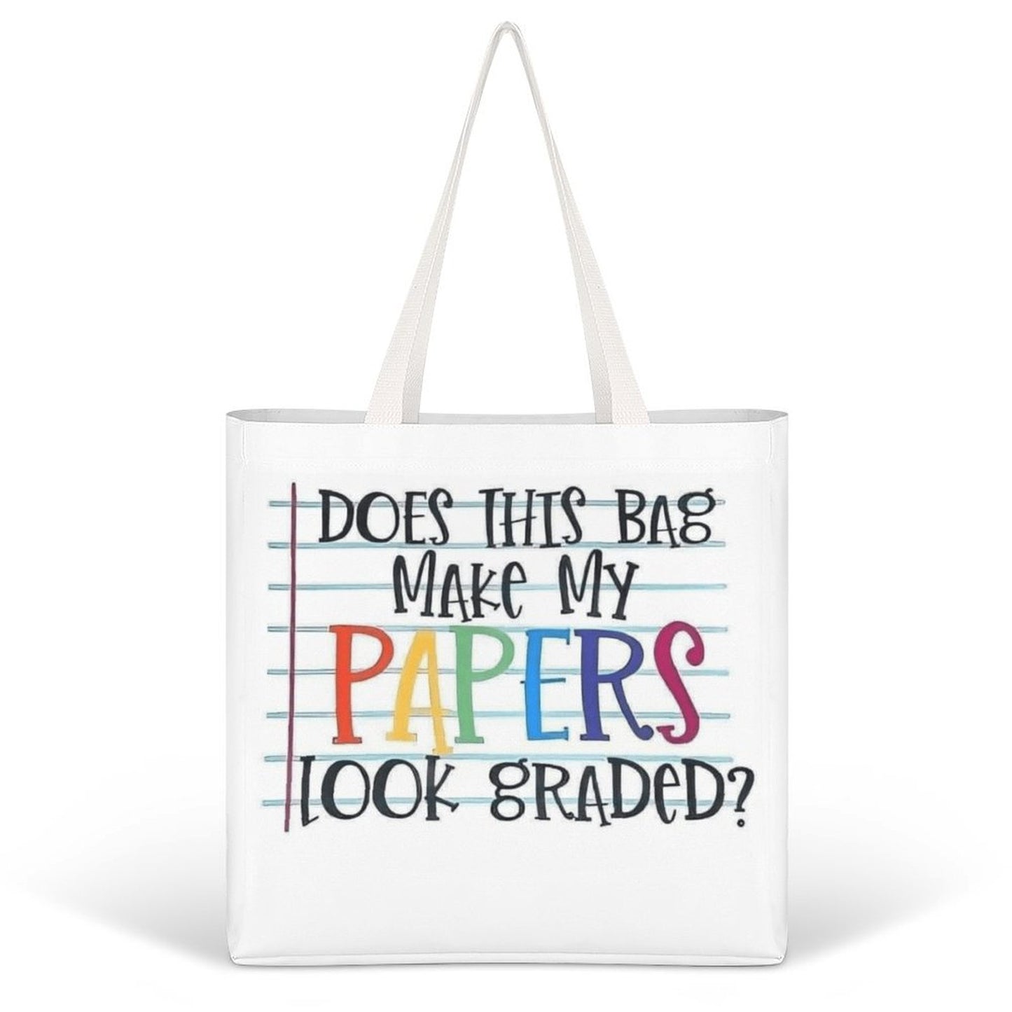 Full Printed Canvas Handbag for Teachers