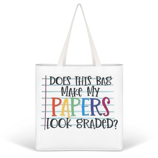 Full Printed Canvas Handbag for Teachers