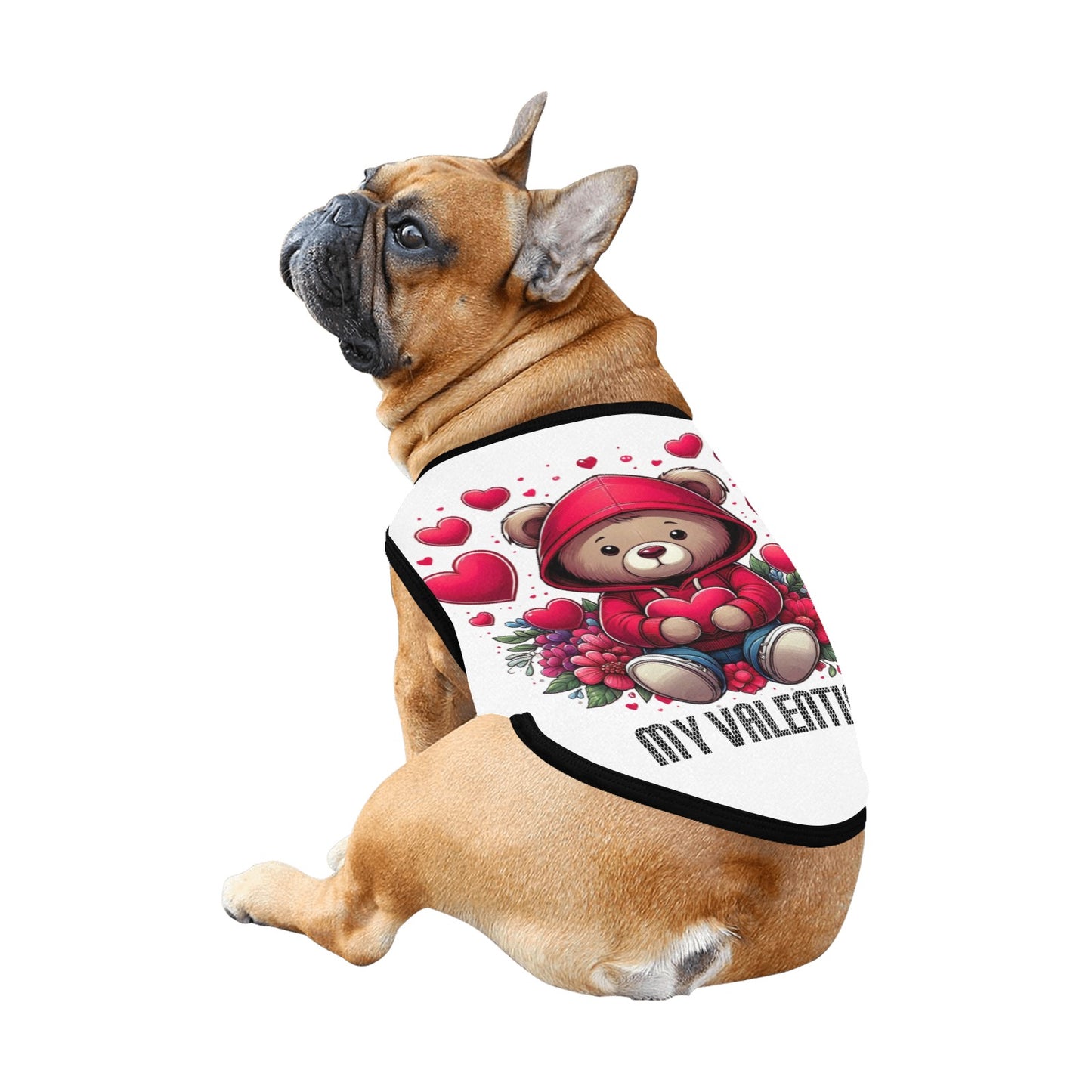 My Valentine Doggie All Over Print Pet Tank Top