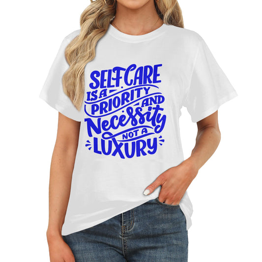 Self Care Women's T-Shirt  (Front Printing)