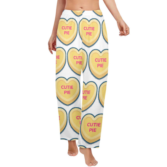 Women's Valentine Pajama Trousers without Pockets