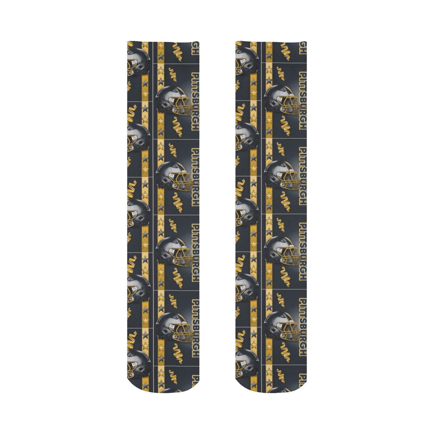 Pittsburg all over print socks for men